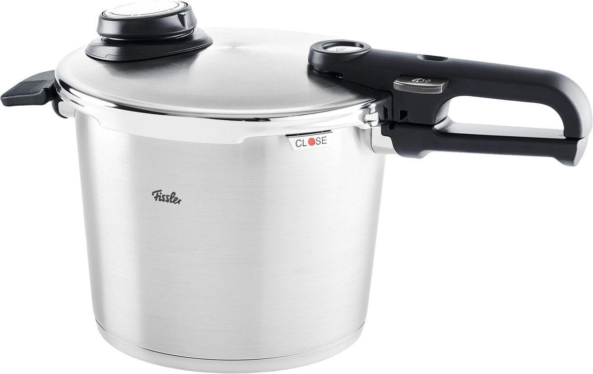 EKSPRES LONAC  6,0 l  Vitavit Premium  - srebrne boje, Basics, metal (6l) - Fissler