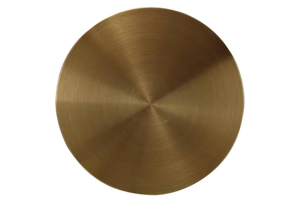 BEISTELLTISCH in Metall 46/46/45 cm  - Goldfarben, Trend, Metall (46/46/45cm) - Kayoom