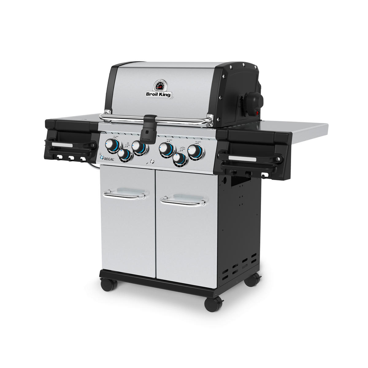 PLINSKI ŽAR  REGAL - barve nerjavečega jekla, Basics, kovina (143/125/63cm) - Broil King