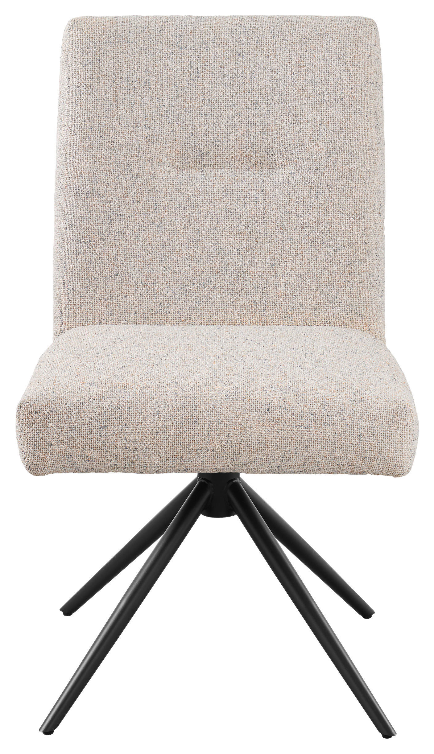 STUHL - Beige/Schwarz, Design, Textil/Metall (51,5/92,5/65cm) - SetOne by Musterring