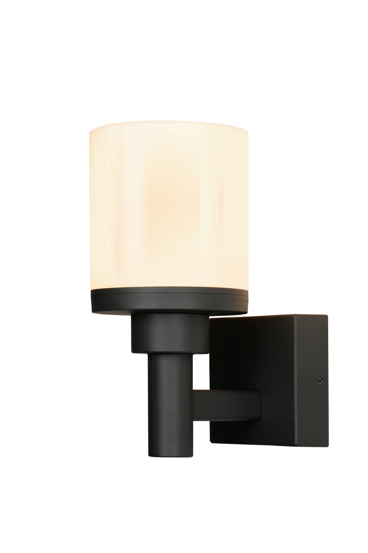 LED-AUßENLEUCHTE 18/12/25 cm   - Schwarz, KONVENTIONELL, Metall (18/12/25cm)