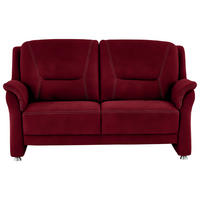 2,5-SITZER in Mikrofaser Hellrot  - Hellrot/Beige, Konventionell, Textil/Metall (172/100/89cm) - Beldomo Comfort