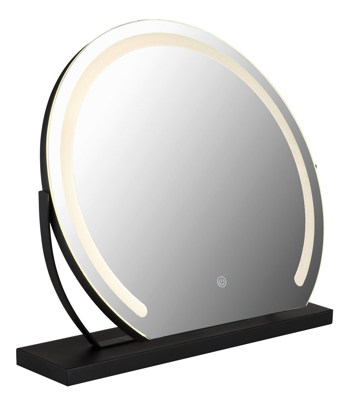 ZRKADLO S OSVETLENÍM, 52/48,5/12 cm - Basics, kov/plast (52/48,5/12cm) - Globo