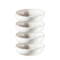 MÜSLISCHALENSET AQUARELLIA LILA  - Lila/Weiß, Basics, Keramik (15,5/4,8cm) - Mäser