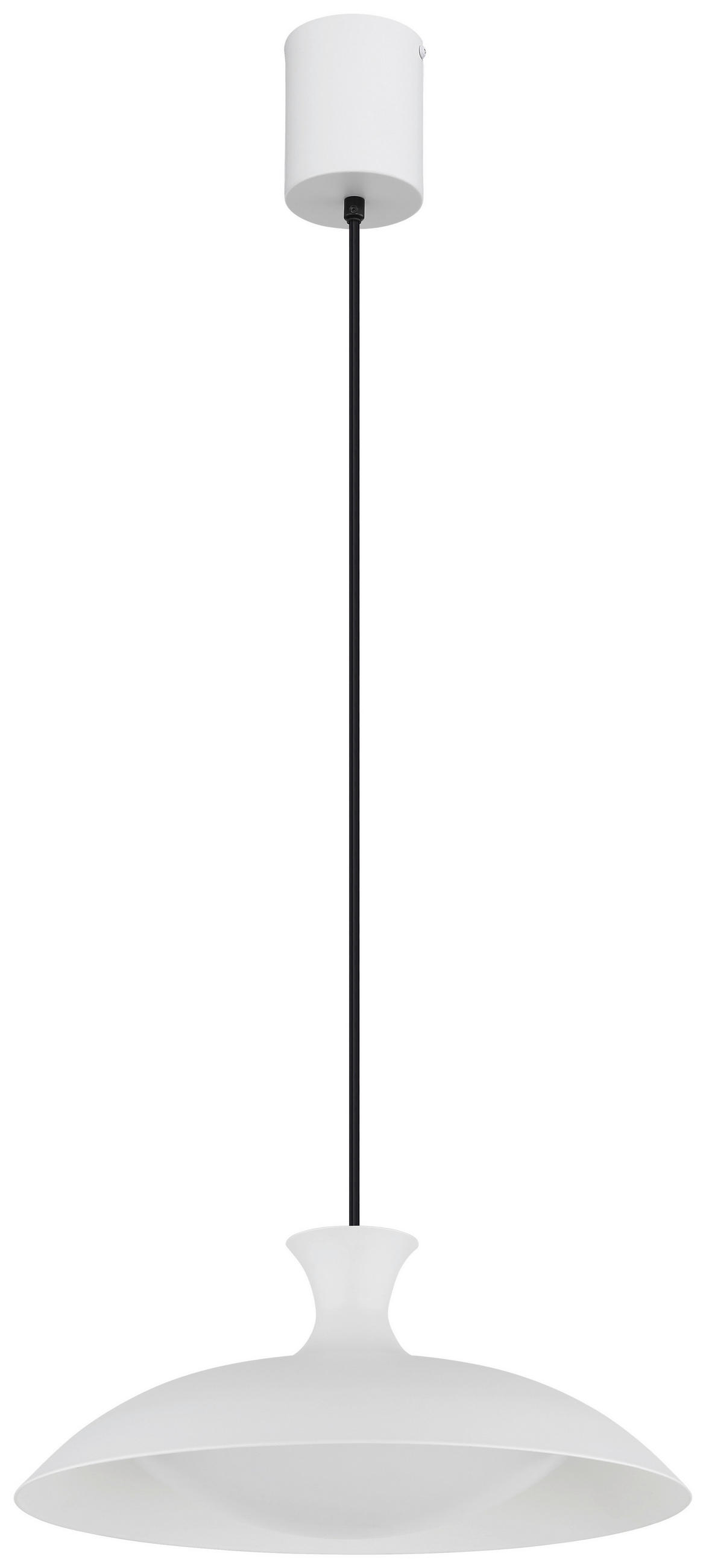 LED-HÄNGELEUCHTE 40/150 cm   - Opal/Weiß, Trend, Kunststoff/Metall (40/150cm) - Collet's Monde