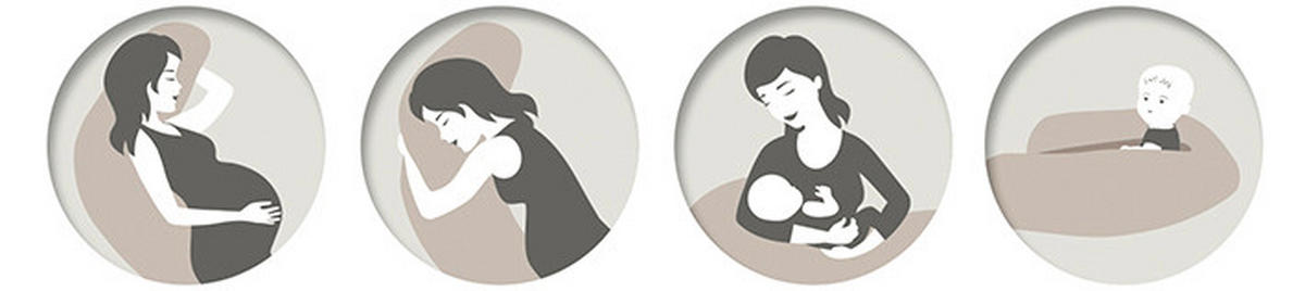 STILLKISSEN BAMBOO COLLECTION  190/40 cm  - Beigebraun, Basics, Textil (190/40cm) - Theraline