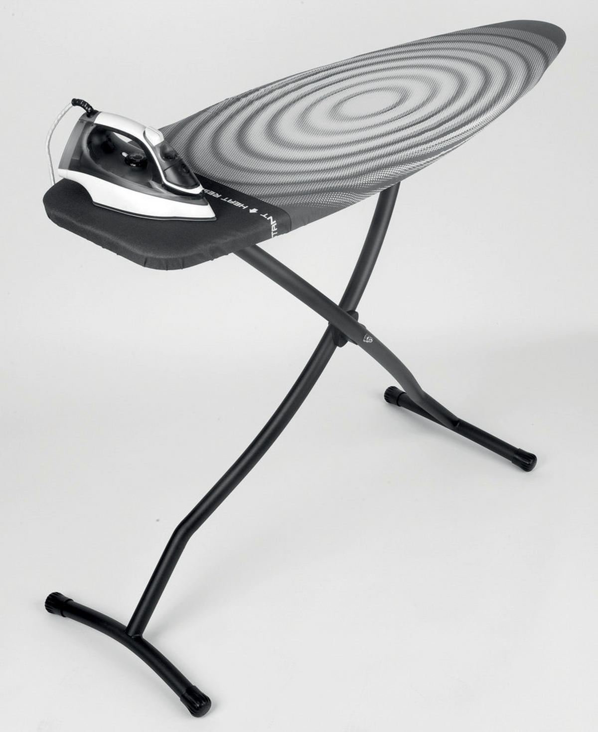 DASKA ZA PEGLANJE - bela/crna, Osnovno, tekstil (47/163,5/8,5cm) - Brabantia