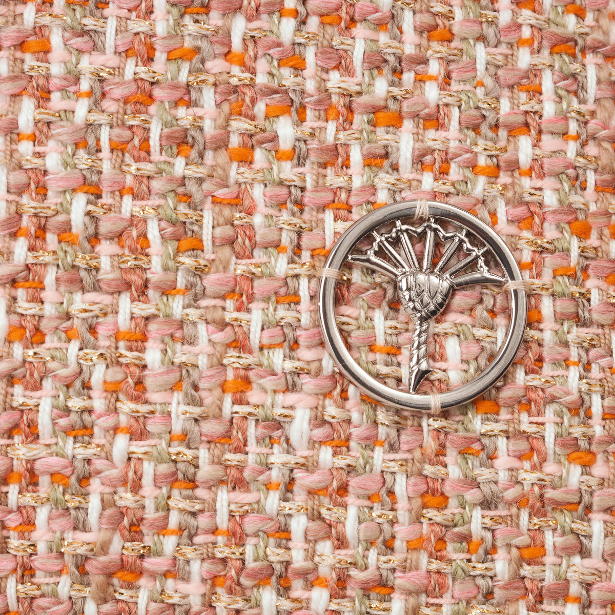 KISSENHÜLLE J!Grand 40/40 cm  - Creme/Rosa, Basics, Textil (40/40cm) - Joop!