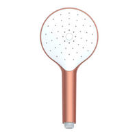 DUSCHKOPF   - Roségold, Basics, Kunststoff (12cm) - Wenko