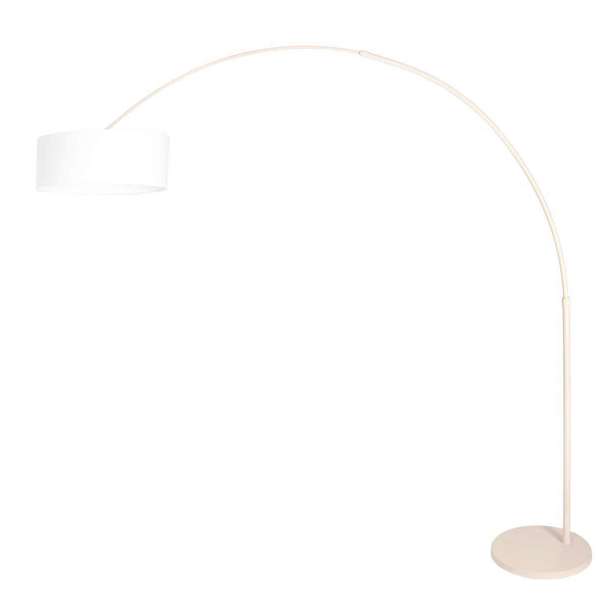 STEHLEUCHTE SPARKELD LIGHT 50/240/230 cm  - Creme/Weiß, Trend, Textil/Metall (50/240/230cm)