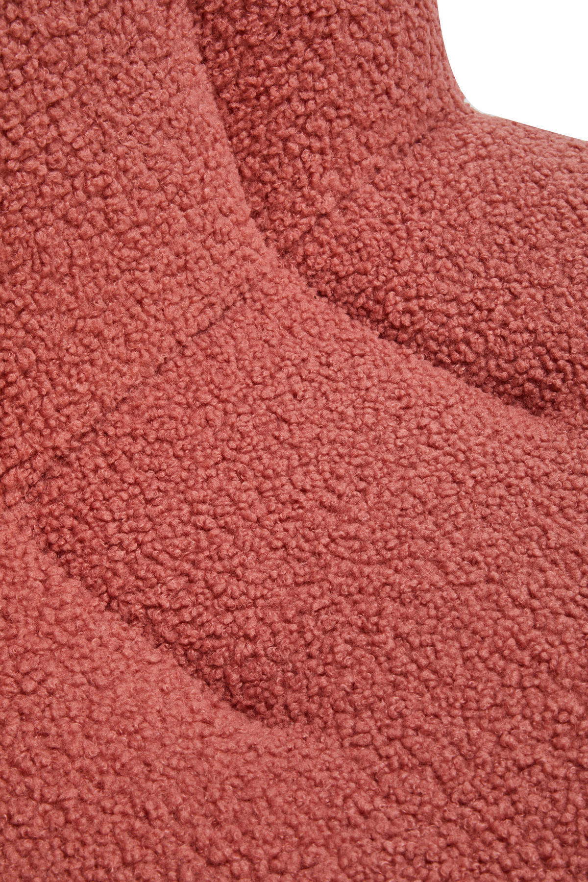 SESSEL Bouclé Koralle    - Koralle/Schwarz, MODERN, Textil/Metall (74/67/93cm) - MID.YOU