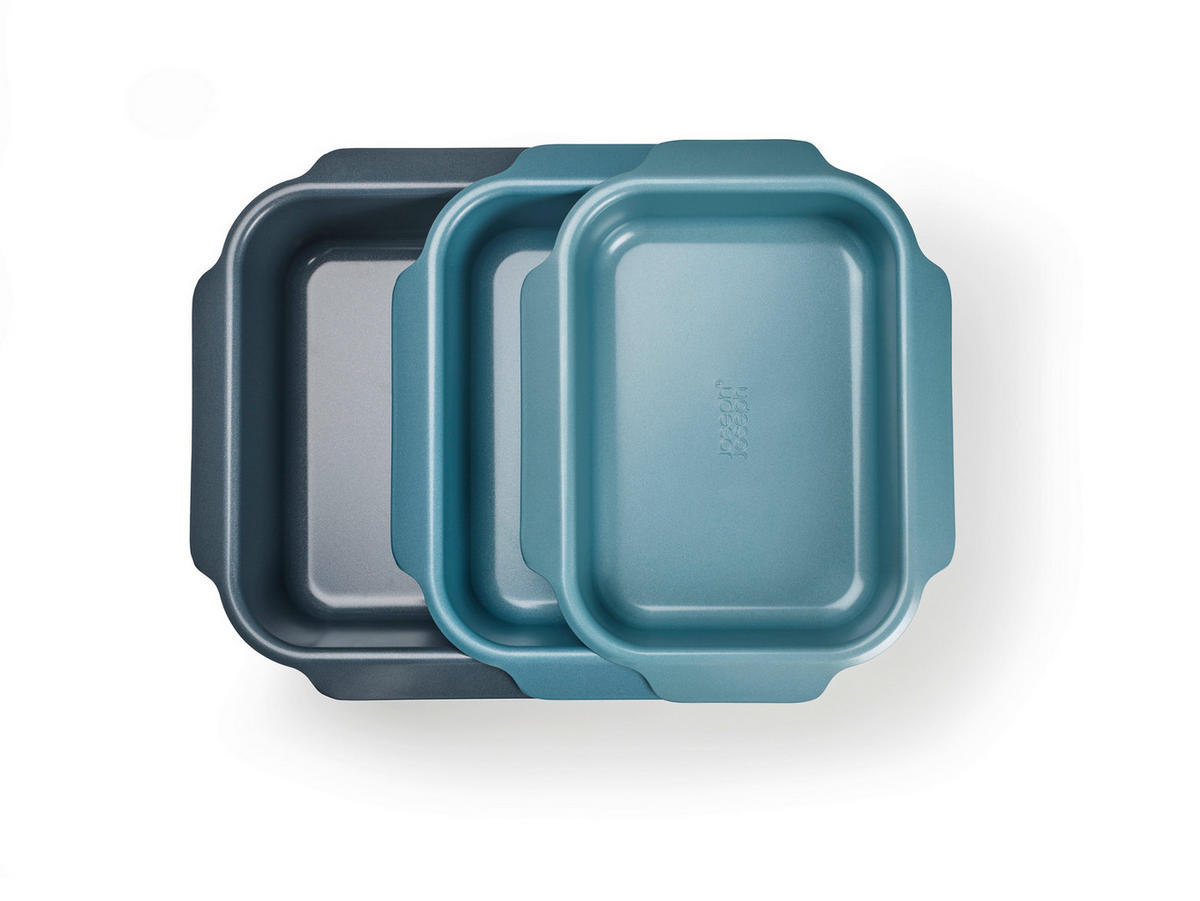 SET PEKAČEV  Nest       - modra, Basics, kovina - Joseph Joseph