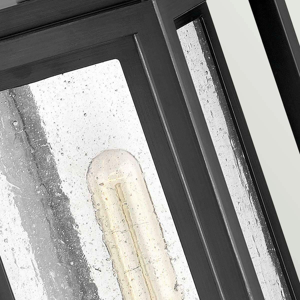 AUSSENSTEHLEUCHTE Hinkley 41,9/20,2/17,2 cm  - Schwarz, Design, Glas/Metall (41,9/20,2/17,2cm) - Elstead Lighting