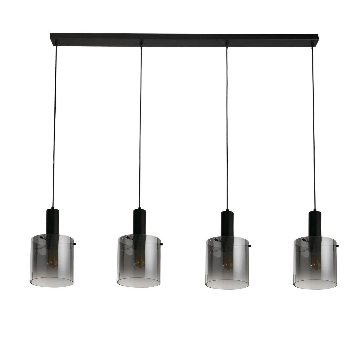 PENDELLAMPA Sweden 142/35-150/22 cm  - svart, Modern, metall/glas (142/35-150/22cm)