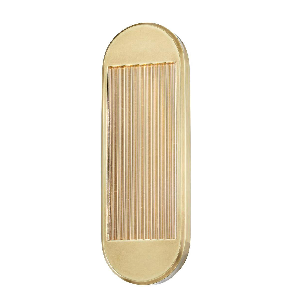 LED-WANDLEUCHTE    - Messingfarben, KONVENTIONELL, Glas/Metall (42,2/14,2/11,4cm) - Elstead Lighting