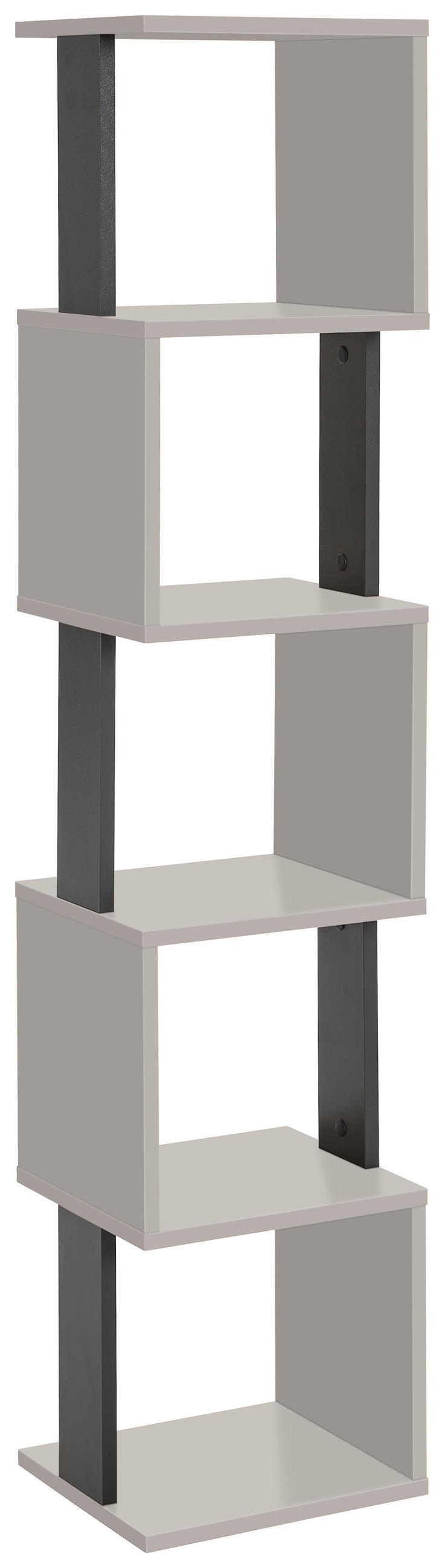 REGAL Anthrazit, Kaschmir  - Kaschmir/Anthrazit, Basics, Holzwerkstoff (35/161/30cm) - Xora