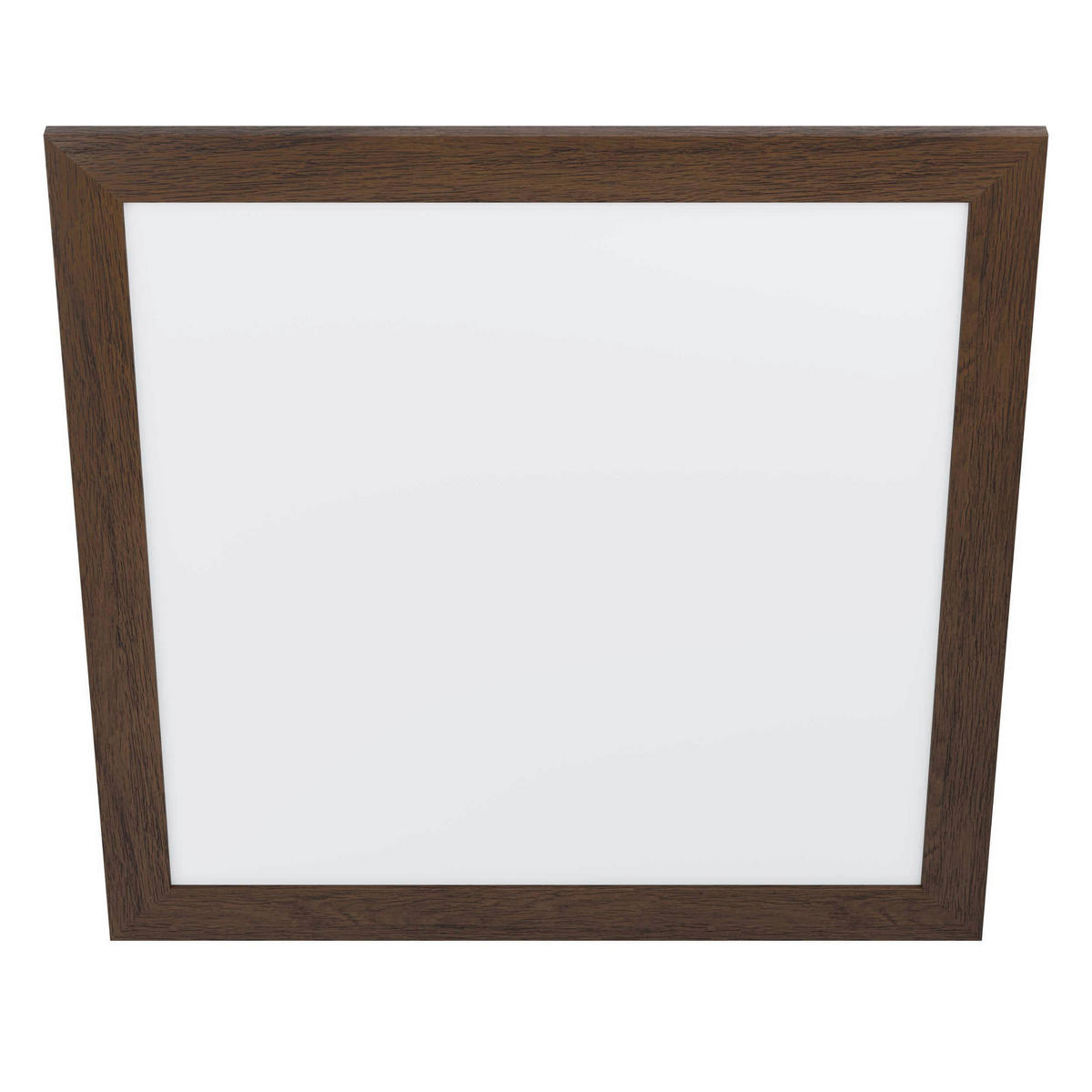 DECKENLEUCHTE Piglionasso 64,5/64,5/5,5 cm   - Nussbaumfarben/Weiß, Natur, Holz/Kunststoff (64,5/64,5/5,5cm) - Eglo