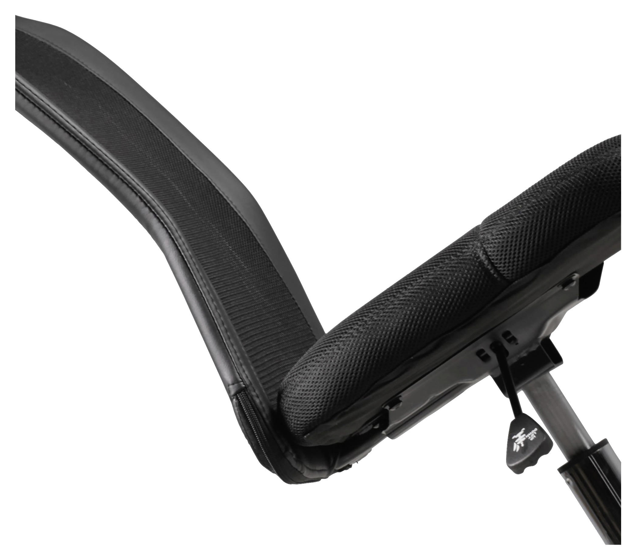 IFJÚSÁGI FORGÓSZÉK - krómszínű/fekete, Modern, műanyag/textil (60/100/60cm) - MID.YOU