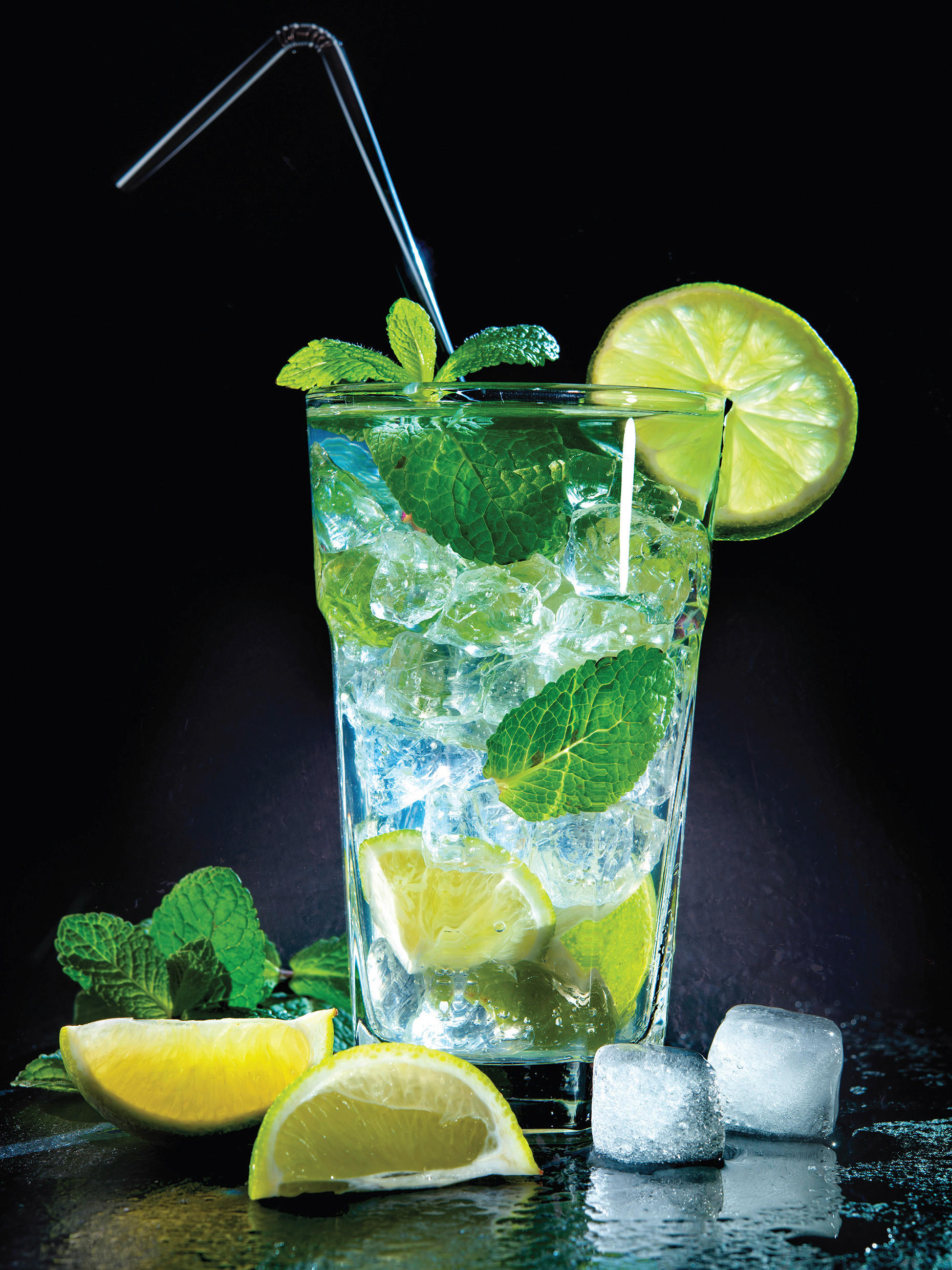 GLASBILD Getränke  - Multicolor, Basics, Glas (30/40/1,40cm) - Euroart