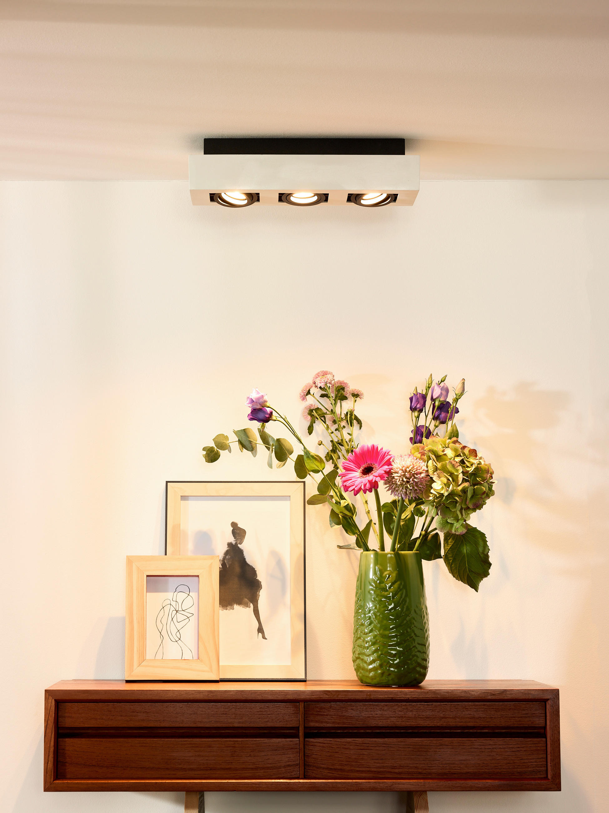 LED-DECKENLEUCHTE 5 W    36/14/8.8 cm  - Weiss, Basics (36/14/8.8cm) - Lucide