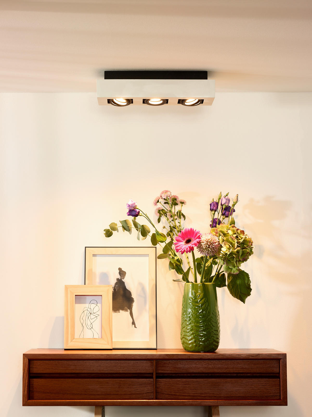 LED-DECKENLEUCHTE 5 W    36/14/8.8 cm  - Weiss, Basics (36/14/8.8cm) - Lucide