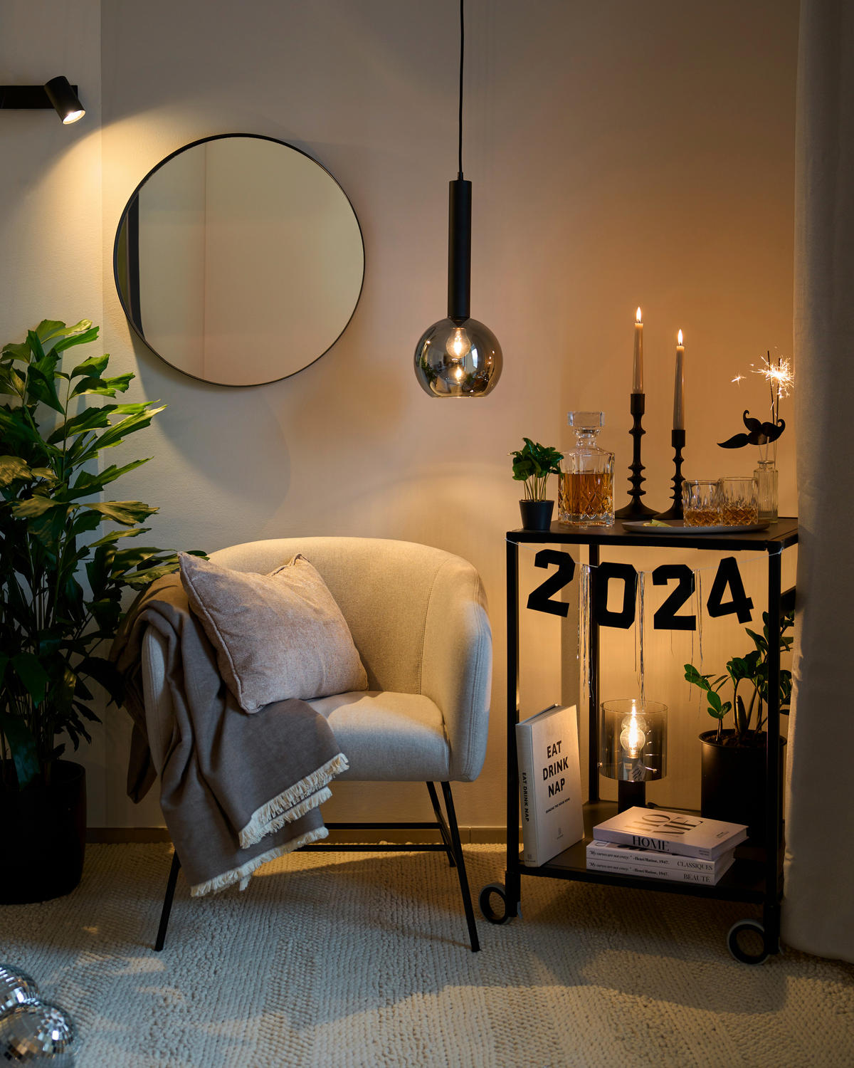 COCKTAILSESSEL Velours Hellgrau  - Hellgrau/Schwarz, Design, Textil/Metall (72/76/67cm) - Ambia Home