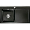 SPÜLE Mera 90 / 50750168  - Schwarz, Basics, Keramik (90/20/51cm) - Systemceram