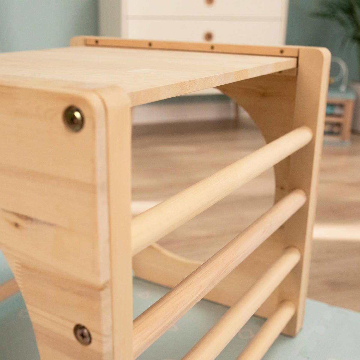 KLETTERDREIECK - Naturfarben, KONVENTIONELL, Holz (60/52/52cm)