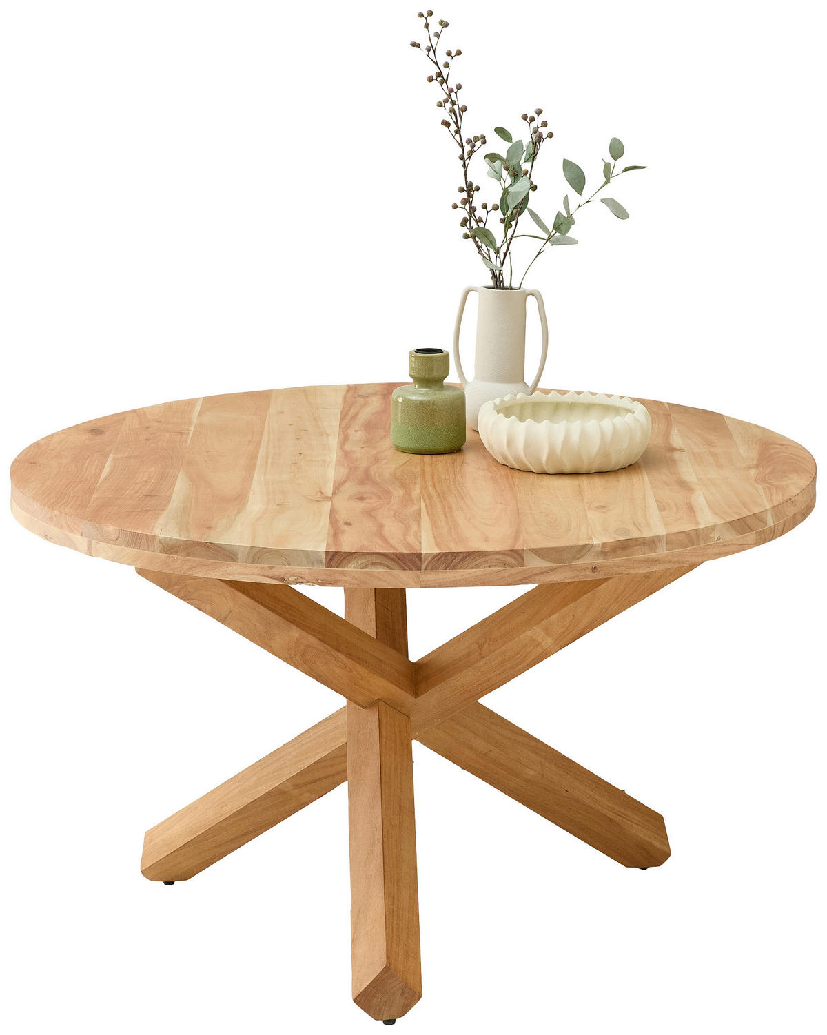ESSTISCH in Holz 130/130/76 cm  - Akaziefarben, MODERN, Holz (130/130/76cm) - Livetastic
