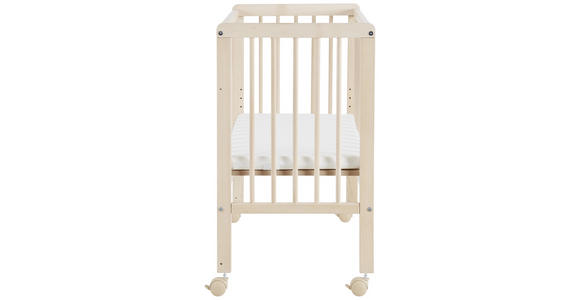 BEISTELLBETT  84/48/83 cm  - Buchefarben, Basics, Holz/Textil (84/48/83cm) - My Baby Lou