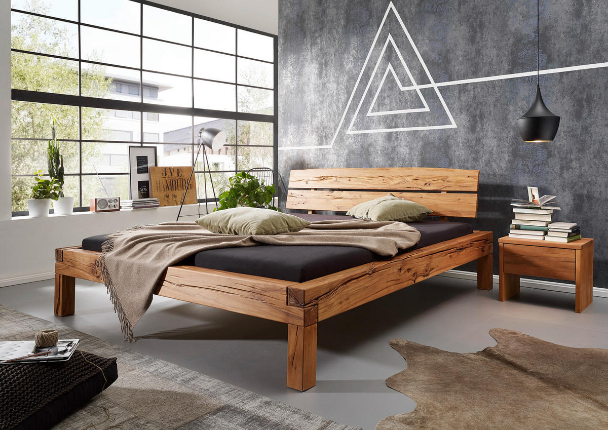 BALKENBETT 180/200 cm  in  - Natur, Holz (180/200cm) - Livetastic