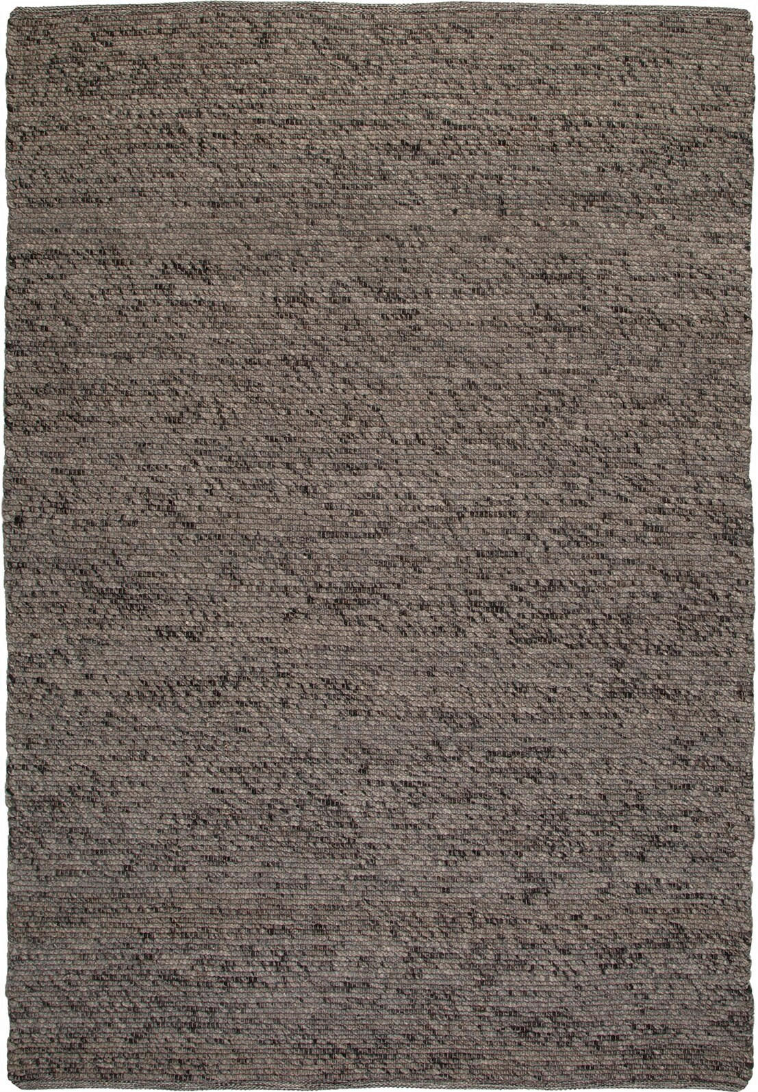 FLACHWEBETEPPICH 160/230 cm Graphitfarben  - Graphitfarben, Basics, Textil (160/230cm) - Kayoom