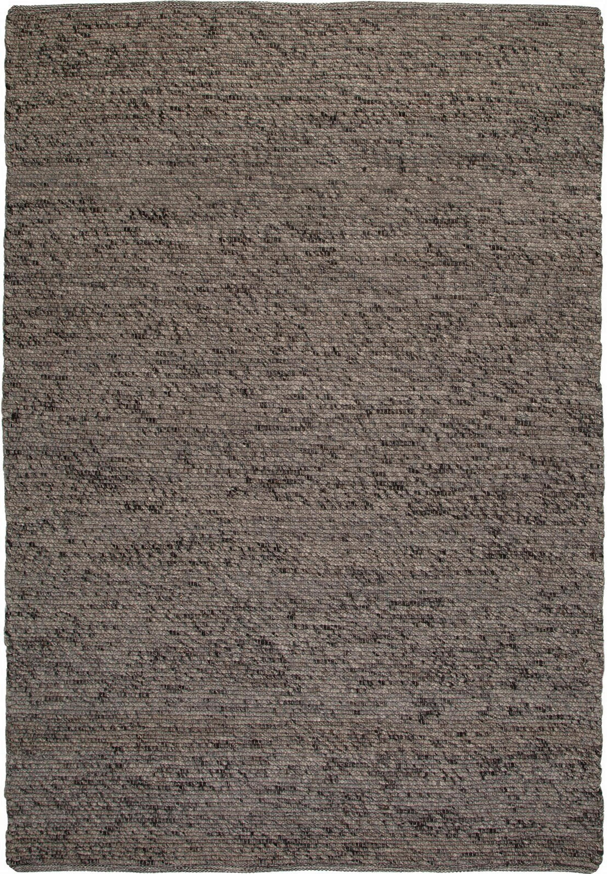 FLACHWEBETEPPICH 160/230 cm Graphitfarben  - Graphitfarben, Basics, Textil (160/230cm) - Kayoom