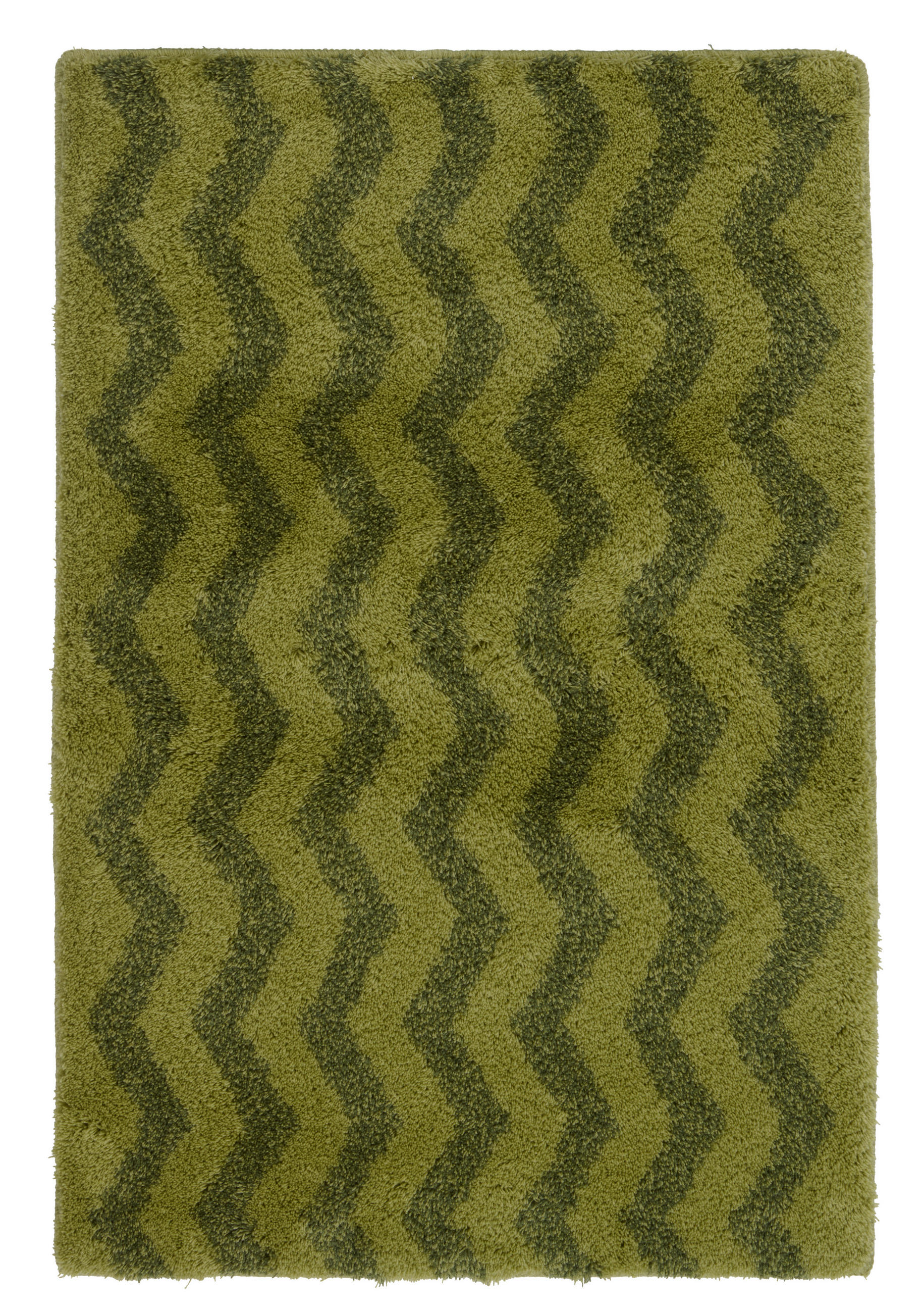 BADTEPPICH Hellgrün  - Hellgrün, Design, Kunststoff/Textil (60/90/2cm) - Kleine Wolke