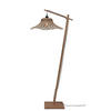 GOLVLAMPA GOOD&MOJO  77/50/150 cm    - svart/naturfärgad, Trend (77/50/150cm) - Good & Mojo