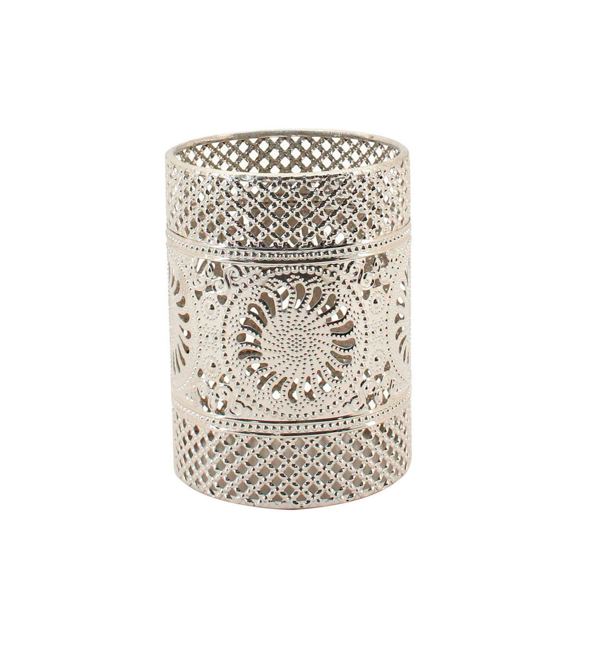 LJUSLYKTA - silver, Klassisk, metall/glas (9/12cm) - Ambia Home