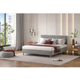 BOXBETT 140/200 cm  in Hellgrau  - Hellgrau, KONVENTIONELL, Holz/Textil (140/200cm) - Carryhome