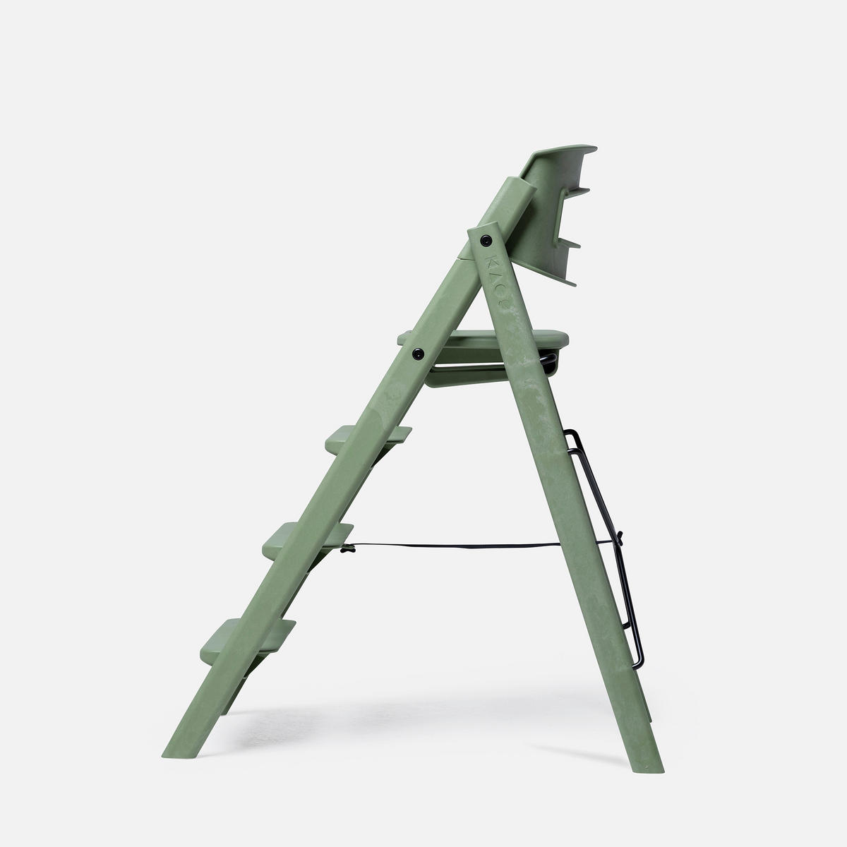 STOLČEK ZA HRANJENJE  KAOS Klapp High Chair    45,5/60/81 cm       zelena  - zelena, Basics, umetna masa (45,5/60/81cm)