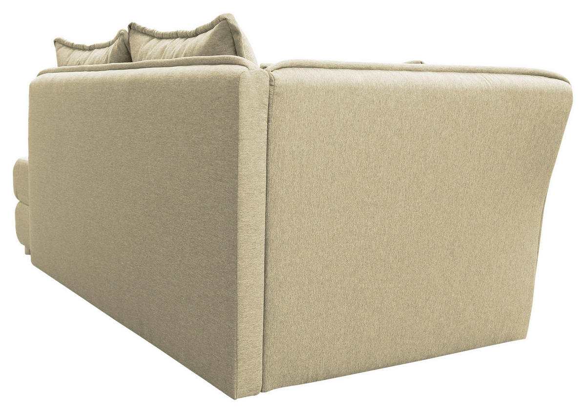 LIEGE Flachgewebe Creme  - Silberfarben/Creme, Design, Kunststoff/Textil (107/84/99/224cm) - MID.YOU