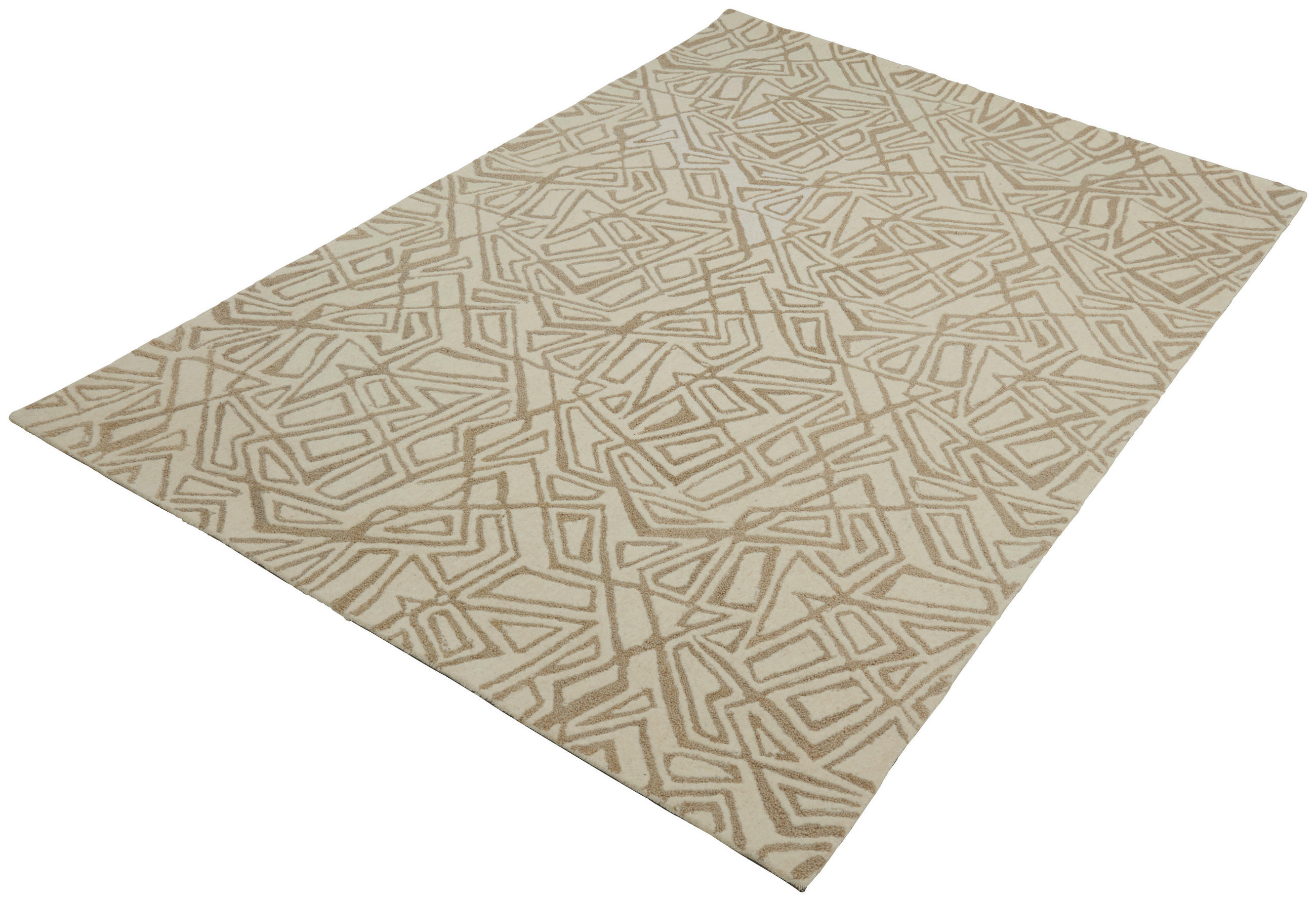 VLNĚNÝ KOBEREC, 160/230 cm, béžová - béžová, Trend, textil (160/230cm) - Novel
