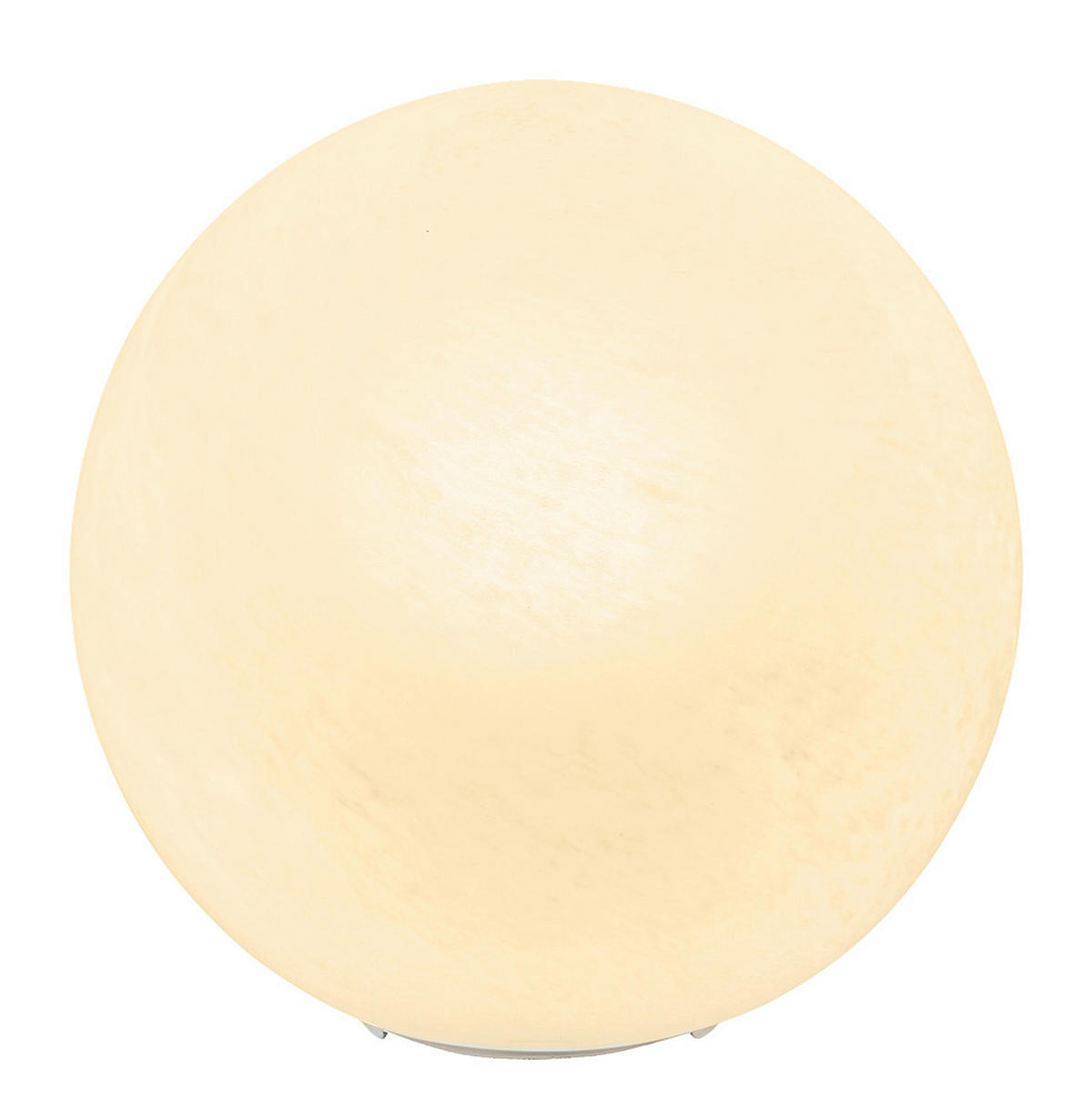 TISCHLEUCHTE 25/24,5 cm   - Weiß, Design, Glas/Metall (25/24,5cm) - Globo