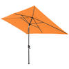 SONNENSCHIRM  300/200 cm  - Anthrazit/Orange, Basics, Textil/Metall (300/200cm) - Doppler