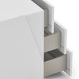 NACHTSCHRANK 48,3/59,5/44,3 cm  - Schwarz/Weiß, Design, Holzwerkstoff/Kunststoff (48,3/59,5/44,3cm) - Novel
