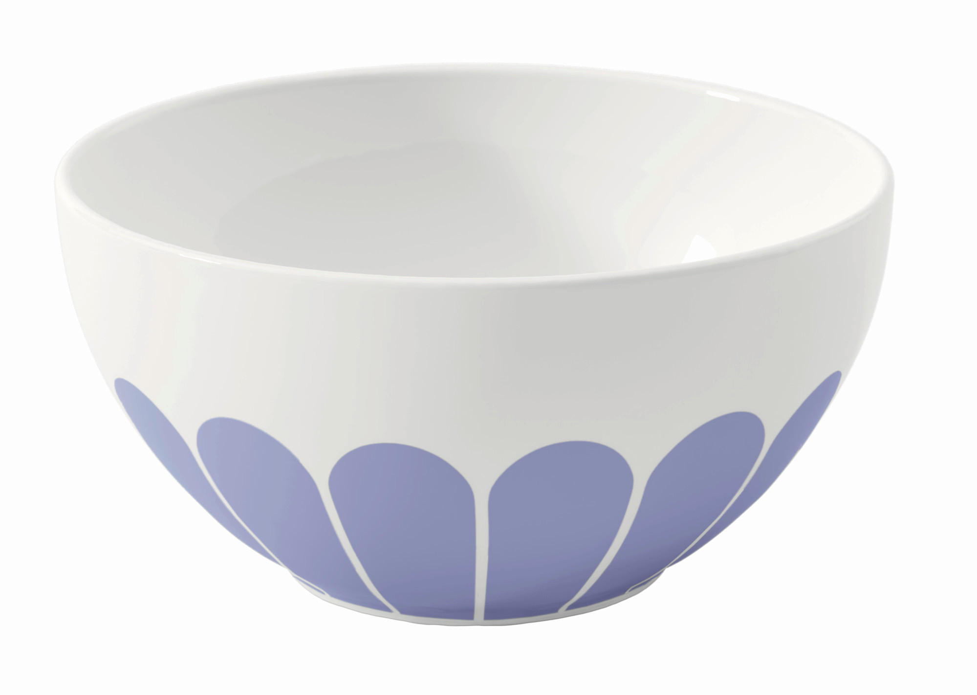 Villeroy & Boch Müslischale Fleur Bleu Weiß, Hellblau 7 cm