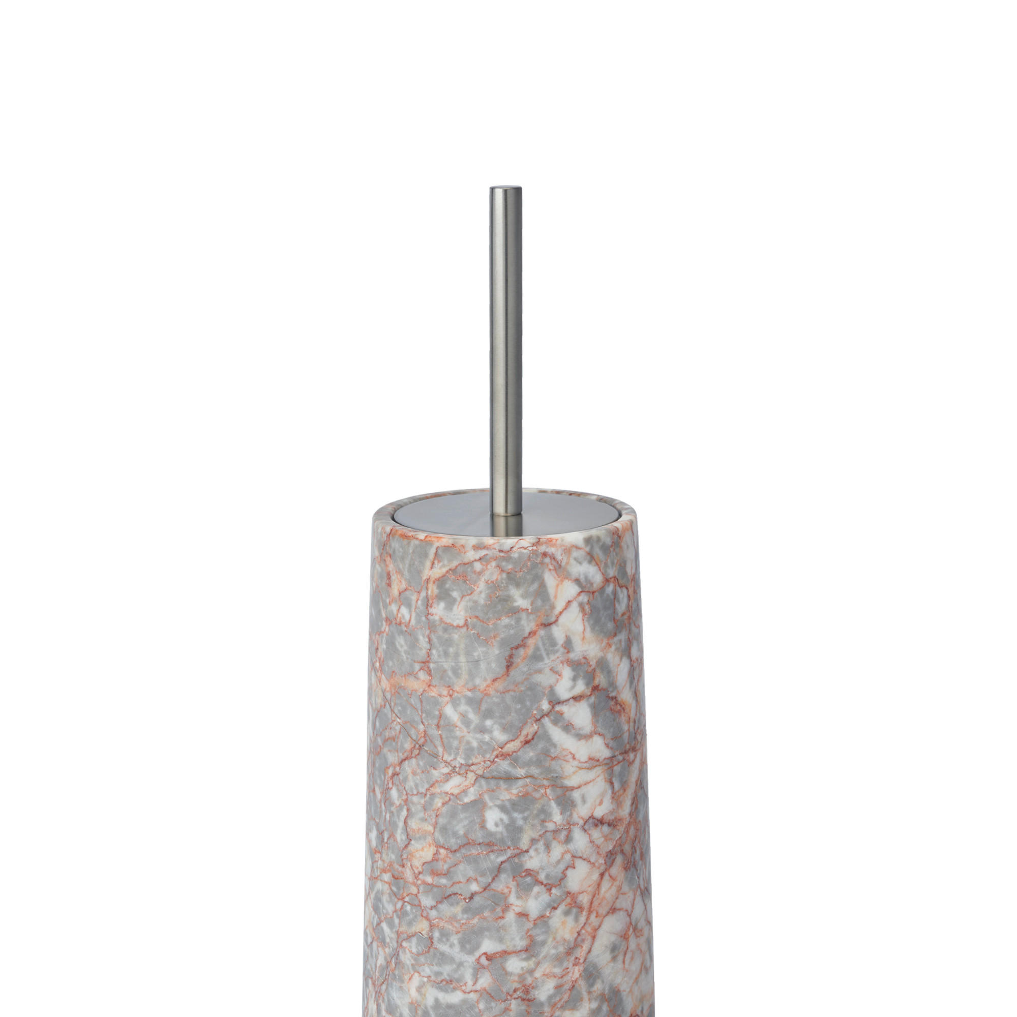 WC-BÜRSTENHALTER - Multicolor, Basics, Stein (11,8/41cm) - Aquanova