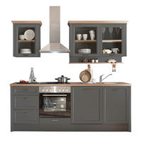 KÜCHENLEERBLOCK 230 cm   in Anthrazit, Eiche Artisan  - Anthrazit/Eiche Artisan, ROMANTIK / LANDHAUS, Holzwerkstoff/Metall (230cm) - MID.YOU