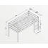 MITTELHOHES BETT - Buchefarben, Design, Holz (90/200cm) MITTELHOHES BETT - Buchefarben, Design, Holz (90/200cm)