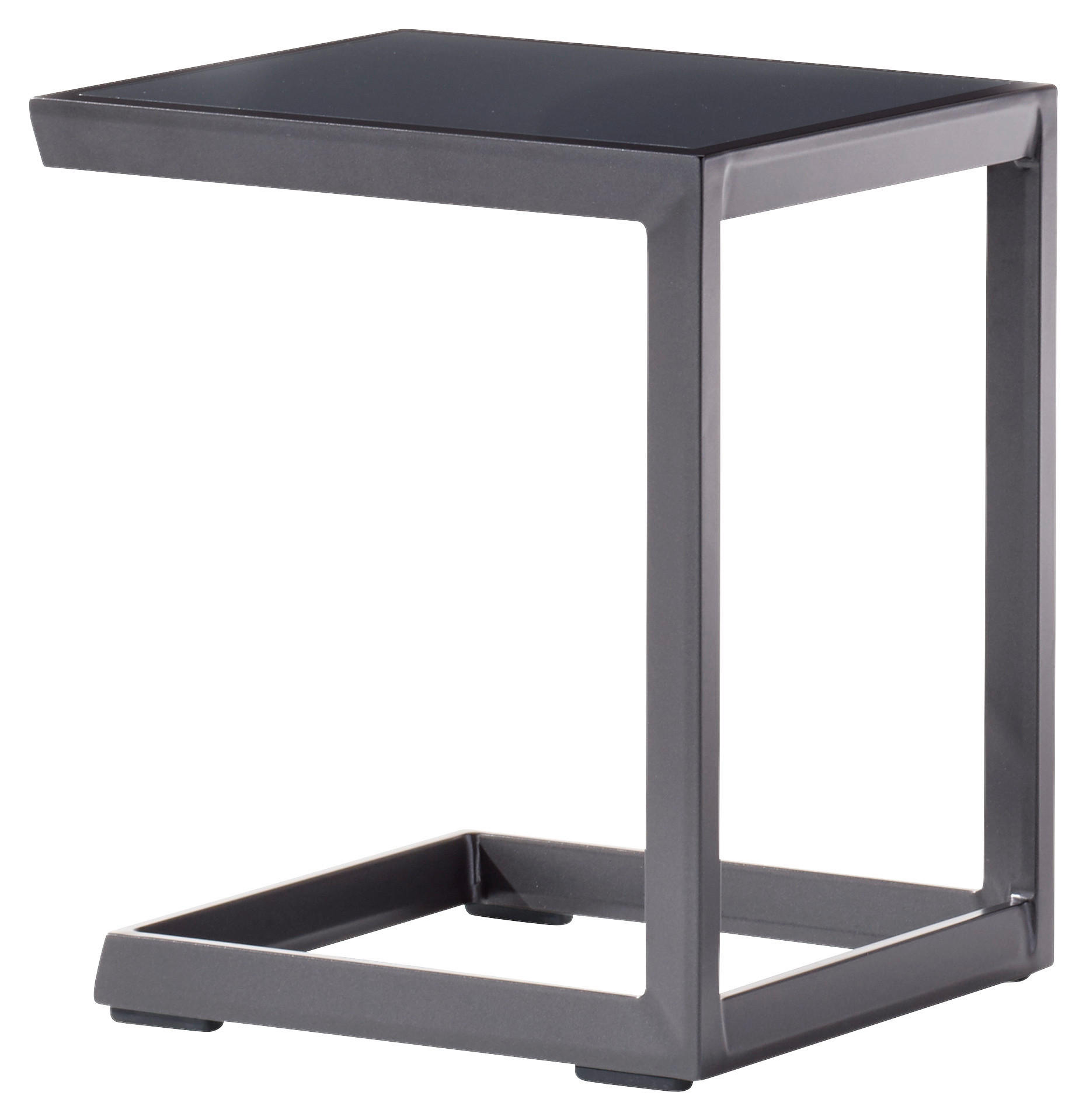Sieger Gartenbeistelltisch Grau 35x50x47 cm