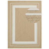 OUTDOORTEPPICH 120/170 cm Braided Creme, Beige  - Beige/Creme, Design, Kunststoff (120/170cm)