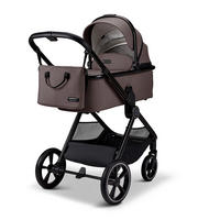 KOMBIKINDERWAGEN  Aura  Tonka Melange  - Braun, Basics, Textil (86/61cm) - Moon